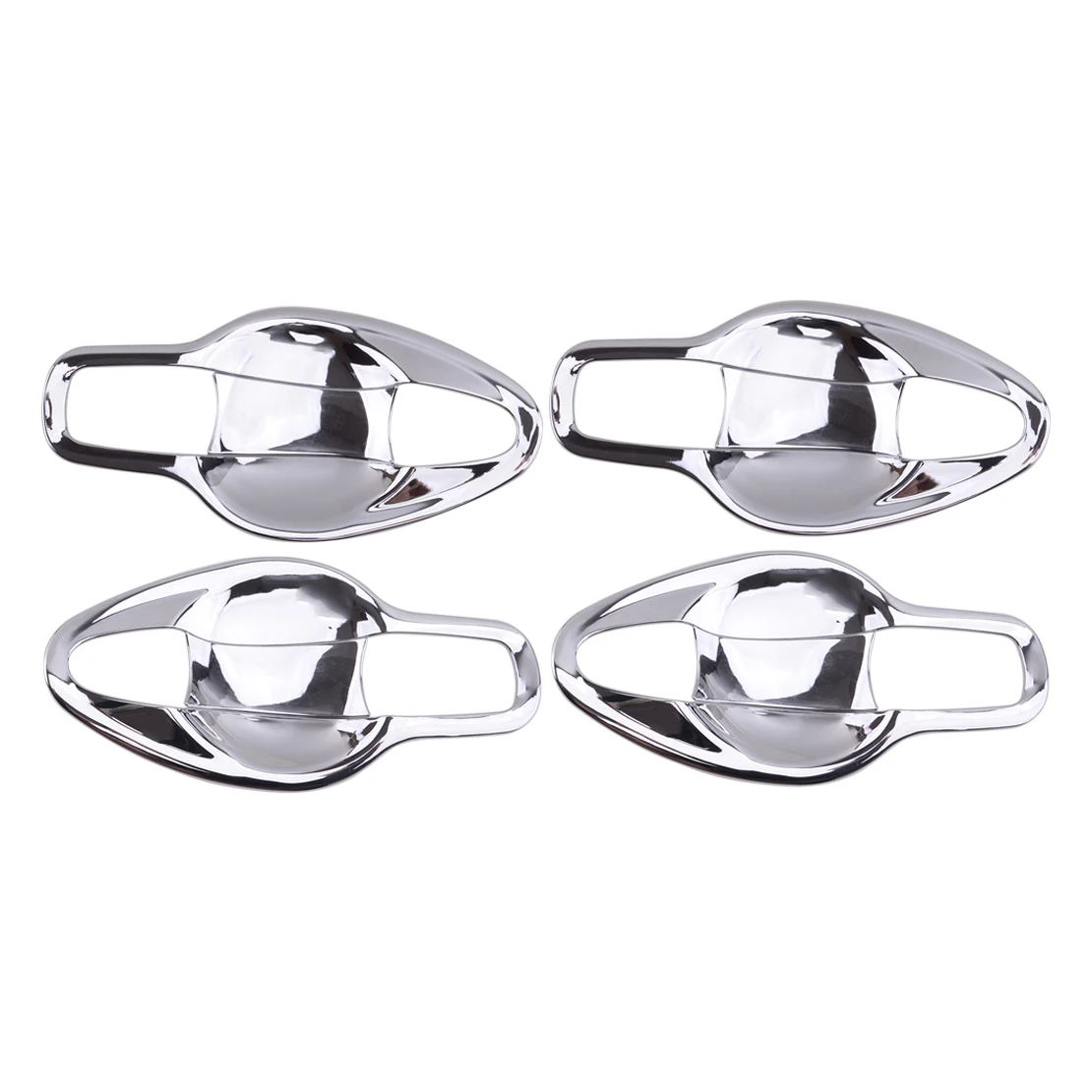 1 Set Car Exterior Door Handle Bowl Trims Protectors Covers Bezel Fit for Nissan Qashqai J11 2014 2015 2016 2017 2018 2019 2020