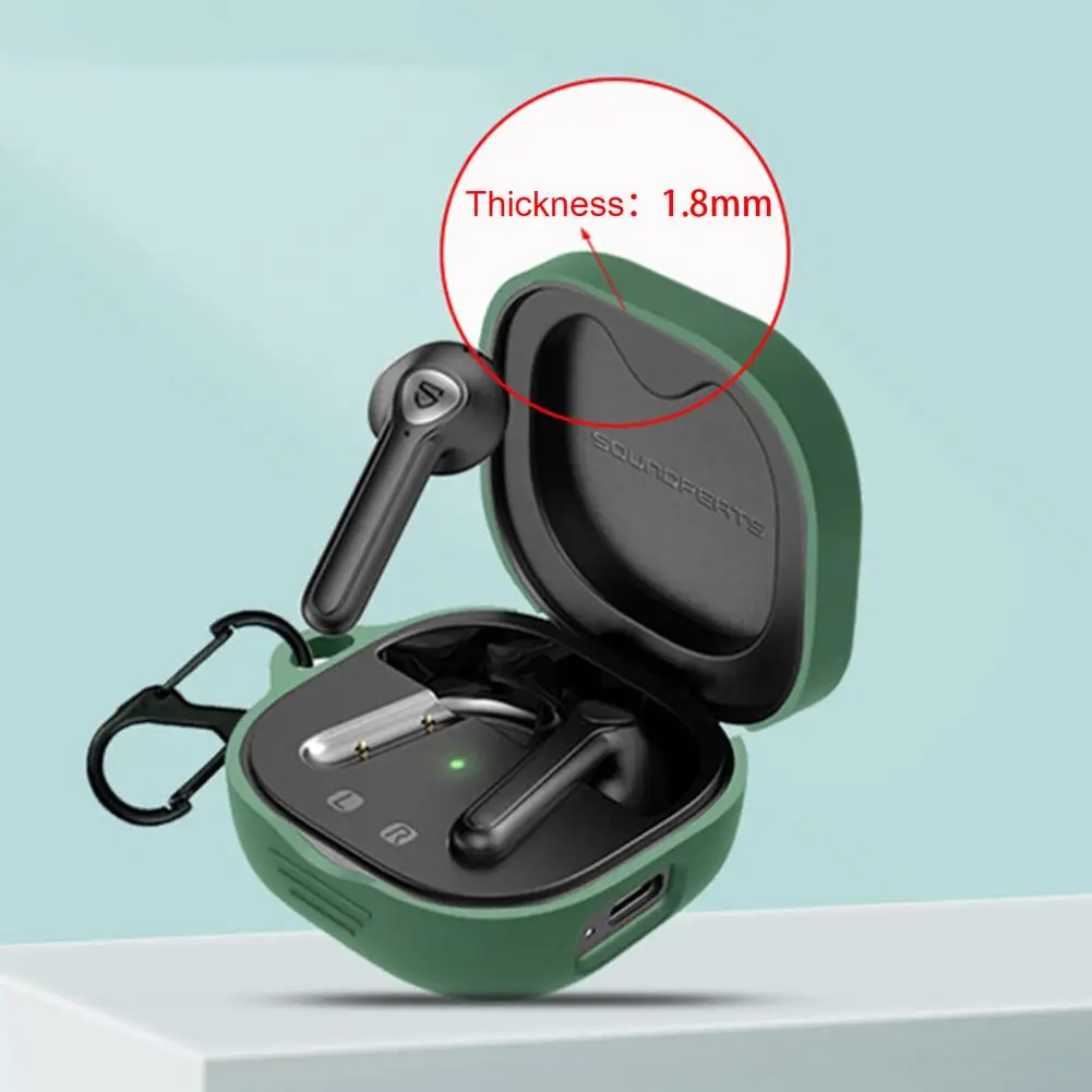 Etui ochronne na słuchawki TrueAir2 etui z funkcją ładowania akcesoria do toreb pyłoszczelne, zmywalne skórzane etui z hakiem