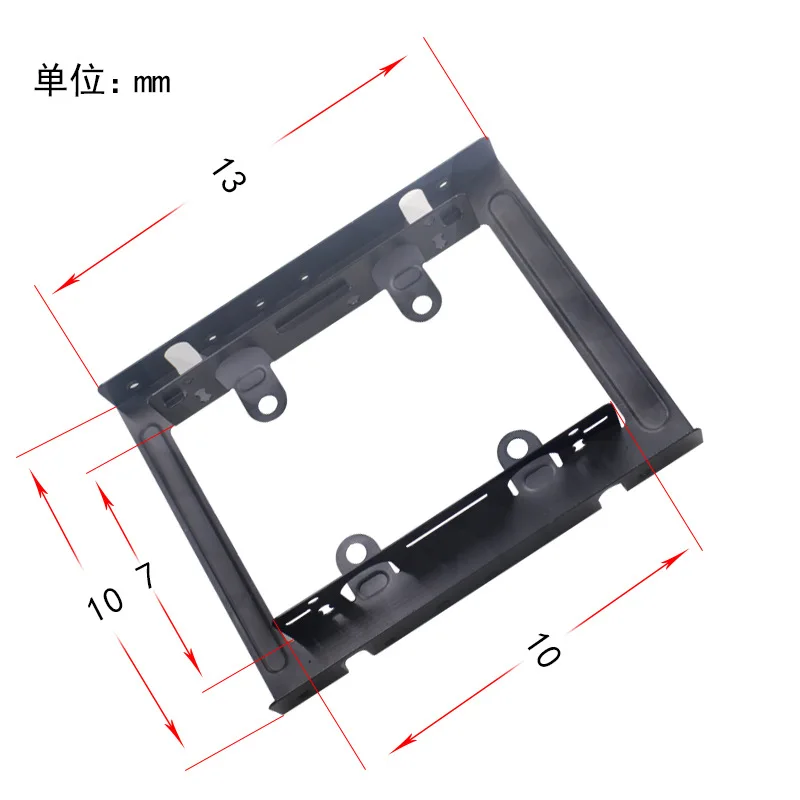 2.5 to 3.5 inch hard drive bay dual-disc ssd solid state drive conversion bracket extraction box can be installed fan