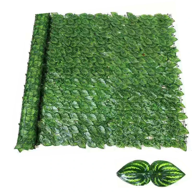 

Artificial Green Leaf Wall For Outdoor Garden Patio Backyard Balcony Fence Decoration Privacy 1 Roll 0.5M Height