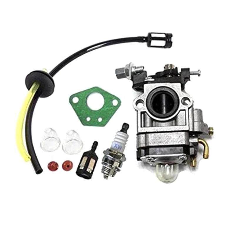 

Carburettor Kit for 52cc 49cc 43cc Brush Cutter with Seal Hose Spark Plug Petrol