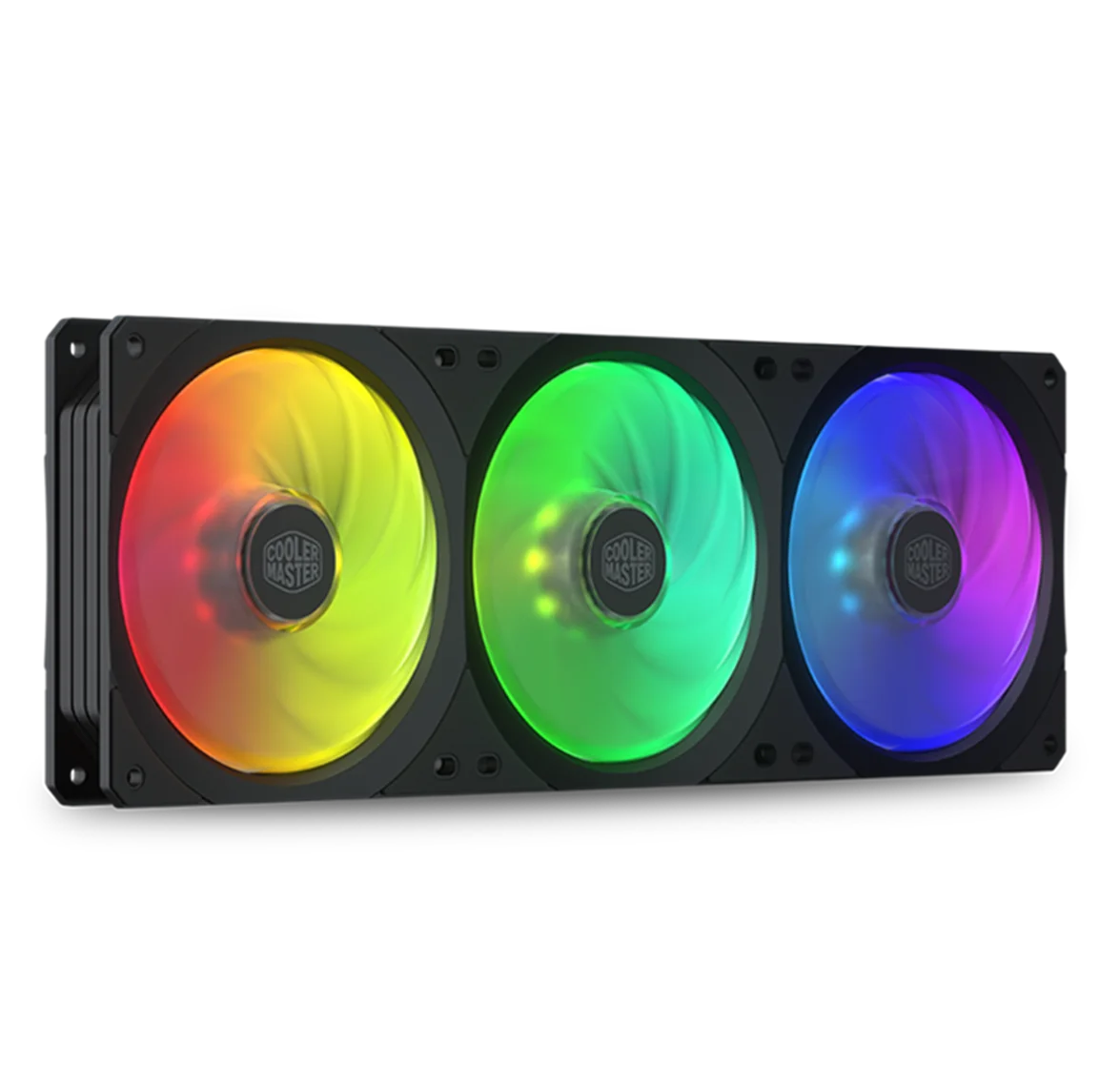 Кулер Мастер MFX-B2D3-18NPA-R1 SF360R ARGB 360mm квадратной оправе адресуемых RGB светодиодный вентилятор 360 водяного охлаждения заменой вентилятора