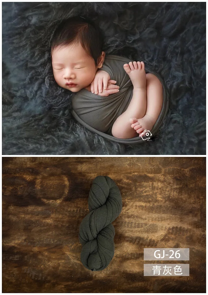 Newborn Photography Props Milk Velvet Wrapped Full Moon Baby Shooting Baby Child Theme Photo Studio Photo Tencel Cotton