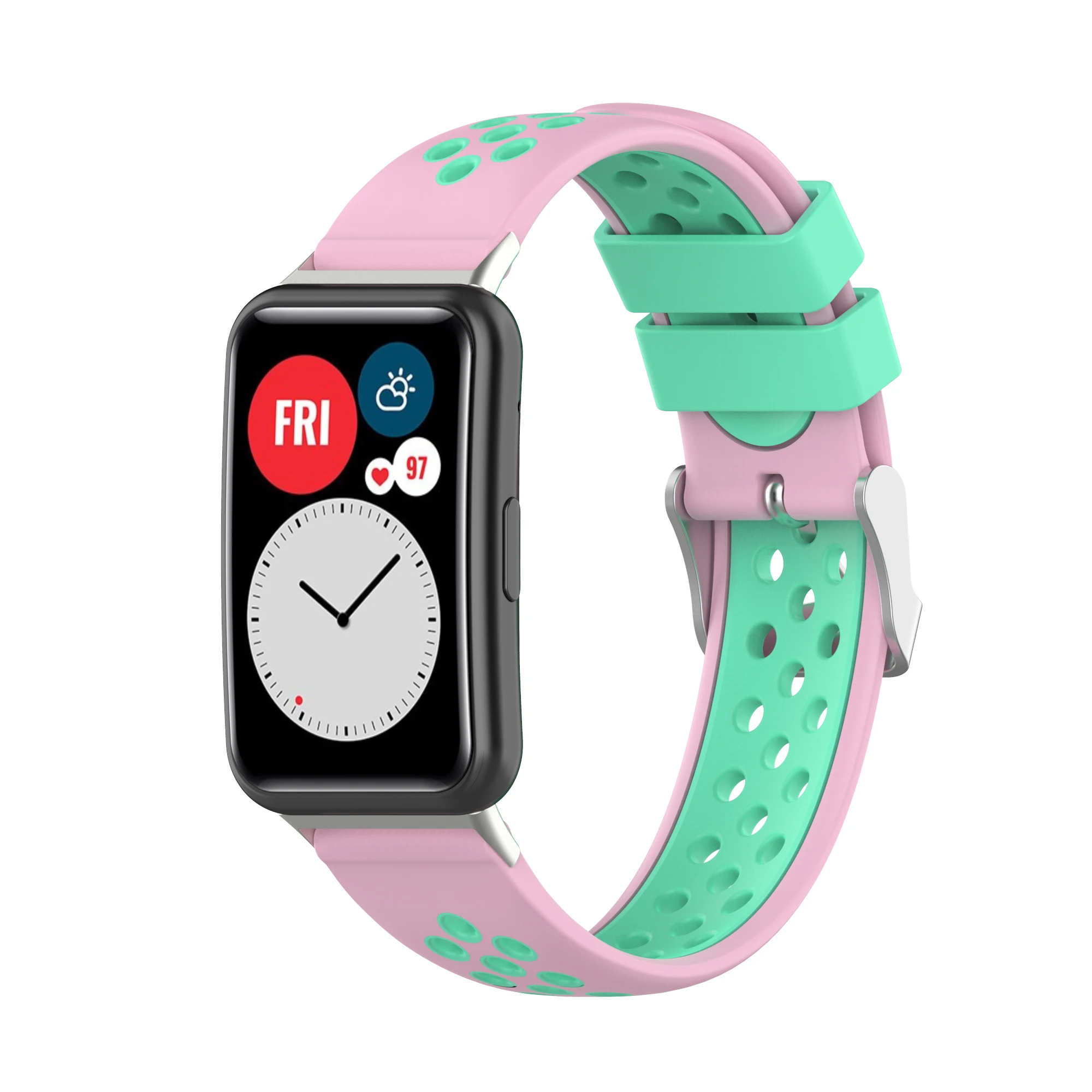 جديد Watchband لهواوي ساعة صالح حزام كلاسيكي سيليكون المعصم الفرقة استبدال سوار معصمه الرياضة امرأة رجل لينة Correa