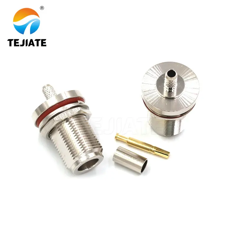 1PCS N Type Adapter J-K-JW-KY-KF 1.5/3/5/7MM Opening Type Male/Female Header Connector Match For RG58/142/174/316 All Copper