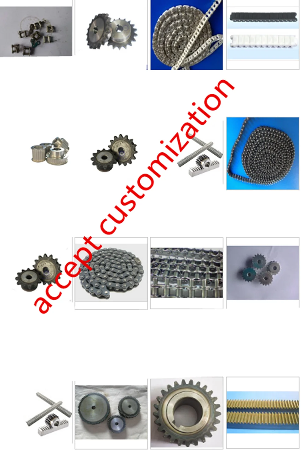 Custom Synchronous Wheel Chain Gear Bevel Gear Material - Finished Product - NEED Drawings