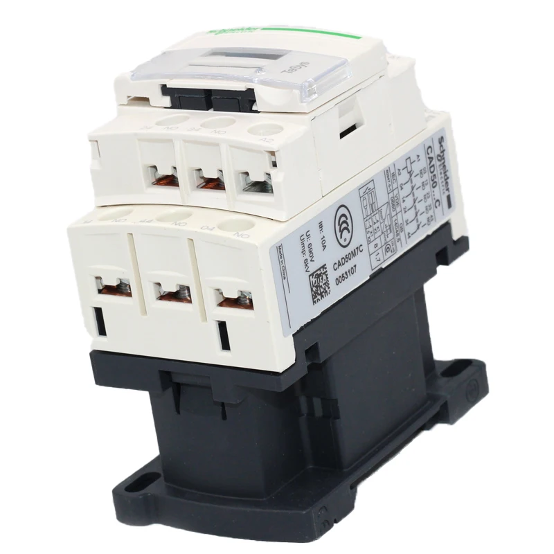 AC Control Relay Contact Relay CAD50E7C AC48V 50/60Hz 5 normally open Shock and vibration resistance rail/ bottom floor mounting