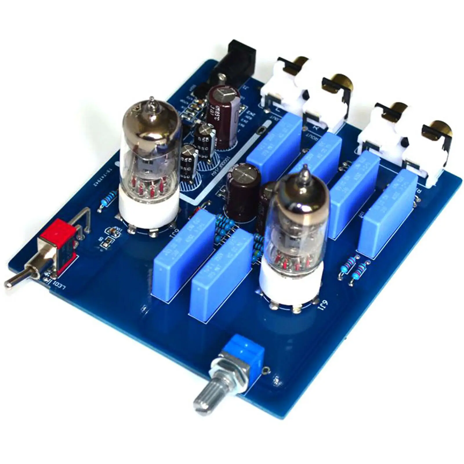 6J1 Tube Bile Preamp Fever HIFI Mini Home Audio Preamplifier Power Amplifier Board DC12V2A