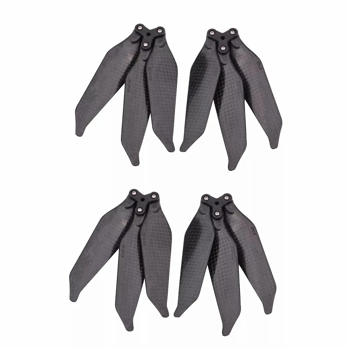 8331 Carbon Fiber Propeller for DJI Mavic Pro & Platinum 3-Blade Folding Props Low Noise Blade Noise Reduction Wing Durable Fan
