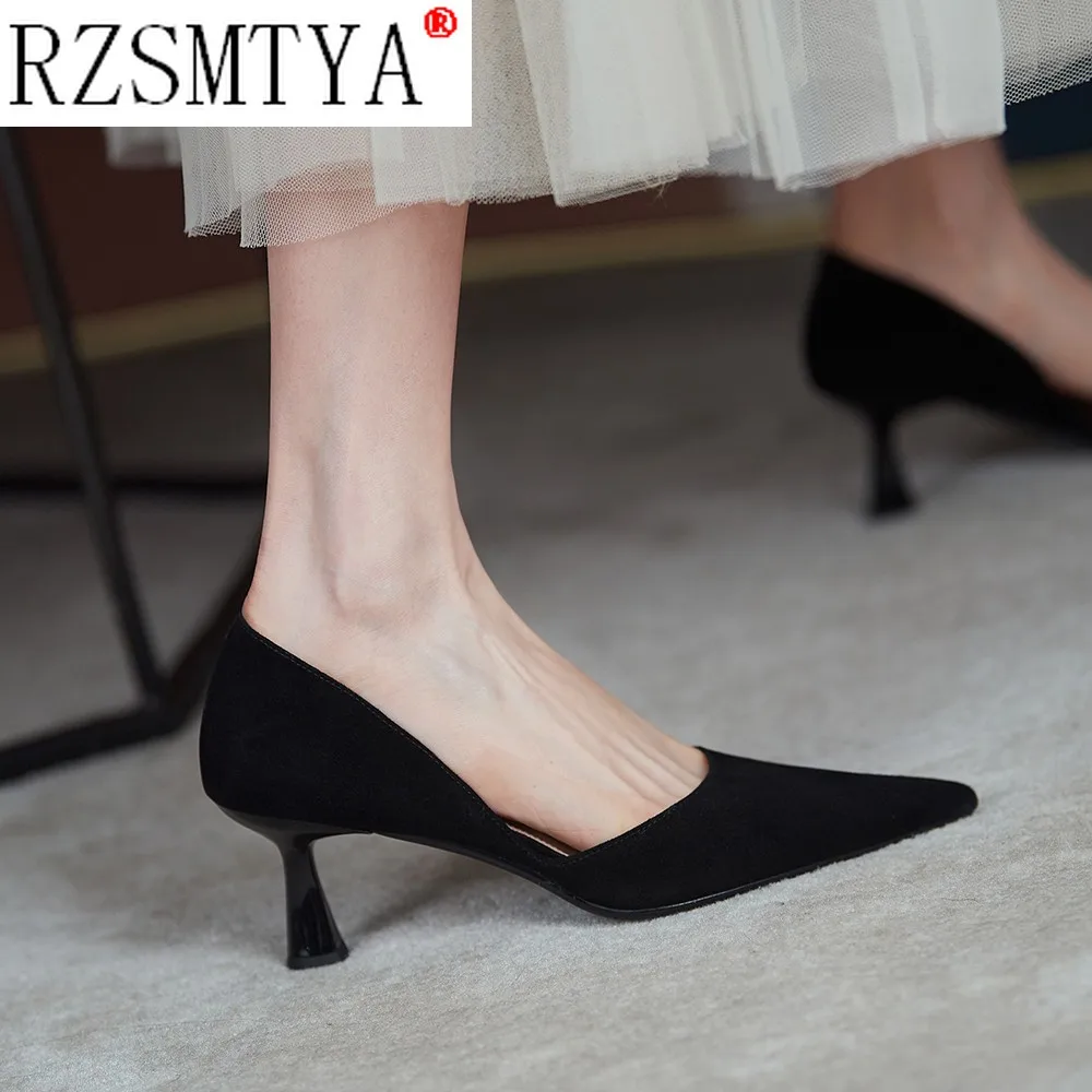 Women Pumps Elegant Pointed Toe Office Lady Shoes Spring Summer High Heels Wedding Bridal Shoes Yellow Pumps Zapatos Tacon Mujer