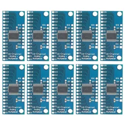 Najlepsze oferty 10 sztuk 16CH analogowy moduł multipleksera 74HC4067 CD74HC4067 precyzyjny moduł cyfrowy multiplekser MUX tabliczka zaciskowa