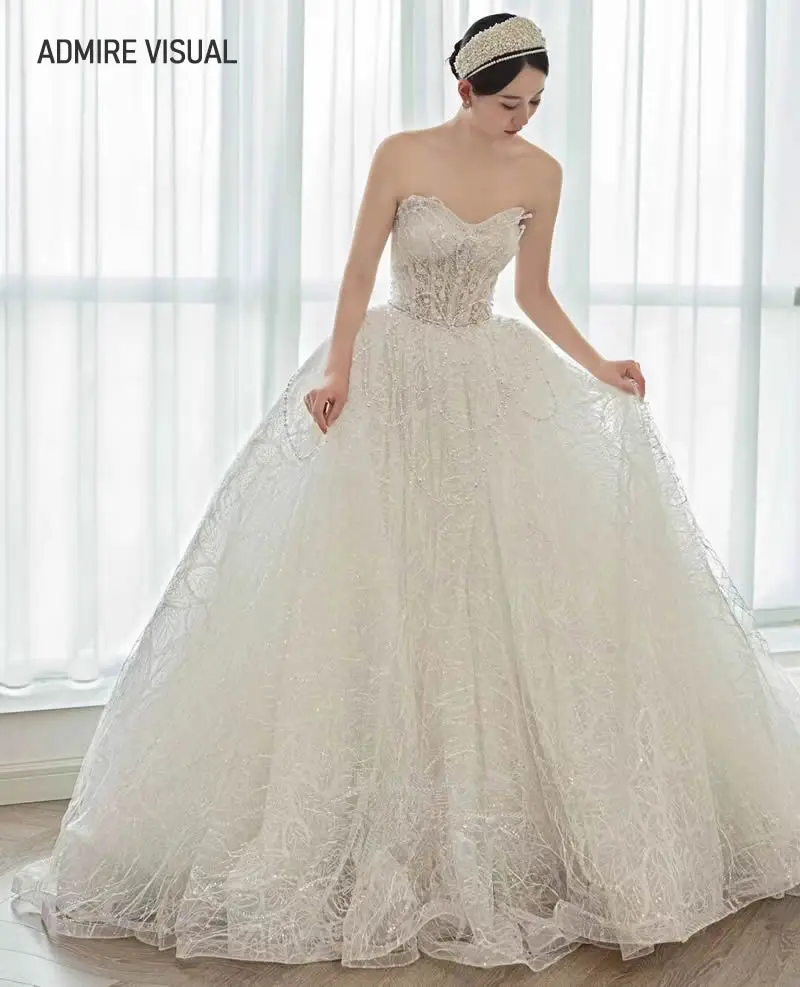 Newest Wedding Dress Ball Gown Lace Sleeveless Classic Sweetheart Neckline Plus Size Bride Dress Vestidos De Novia