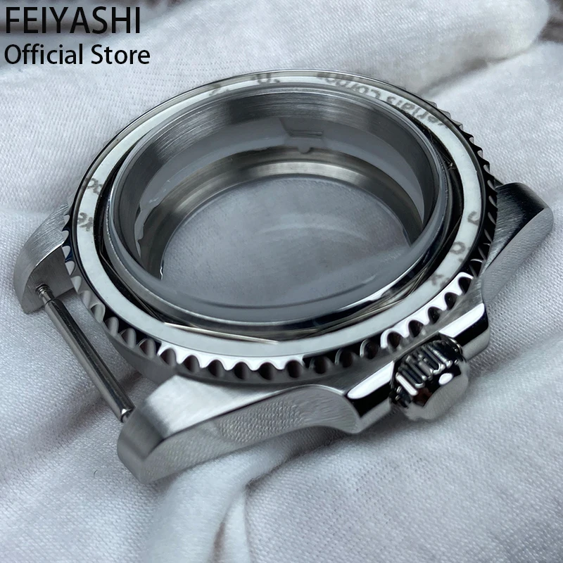 40mm Luxury Men's Watch Case Sapphire Crystal For SUB GMT Seiko NH34 NH35 NH36 NH38 ETA2824 Miyota8215 Movement 20ATM Waterproof