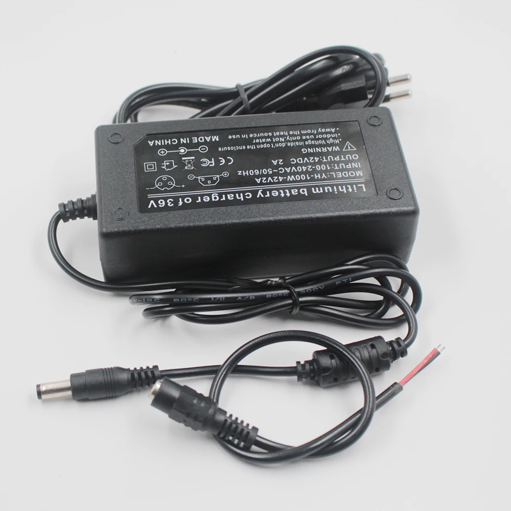 42V 2A Adapter 42V2A Charger Universal Battery Charger for 36V2A Electric Power  5521 3PIN MIJIA XLR EU/US Plug