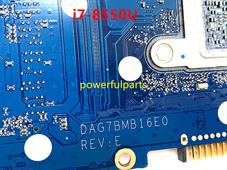 Imagem -03 - para Placa-mãe hp 15t-cs 15-cs com Cpu I78550u Mais Placa-mãe Gráfica Dag7bmb16e0 Funcionando Bem