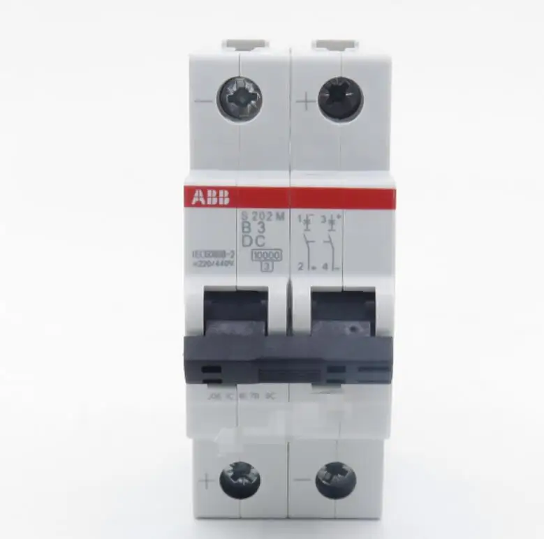 

Miniature Circuit Breaker S202M-B3DC 2TAZ112200R0035 10134557 2P | 3A | B | 10KA