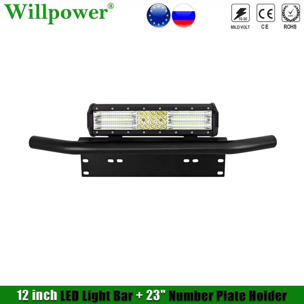 Offroad SUV Bumper 330W 12 inch Fog Light Bar w/ 23