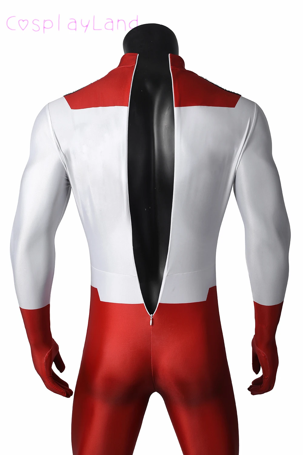 Halloween Onoverwinnelijk Cosplay Jumpsuits Omni Man Kostuum Superhero Nolan Grayson Zentai Printing Bodysuit Met Cape