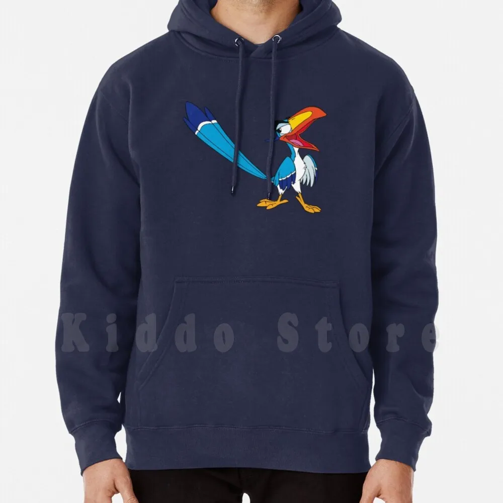 Zazu Hoodie Long Sleeve Zazu Bird Scar Mufasa Son Hornbill Mentor Red Billed Simba Face Rafiki Shenzi Hyena Lion