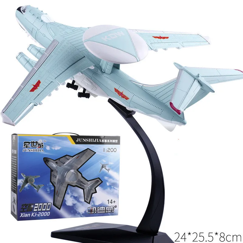 

1:200 alloy early warning aircraft KJ-2000 military aircraft model,high simulation military aircraft toy,exquisite toy