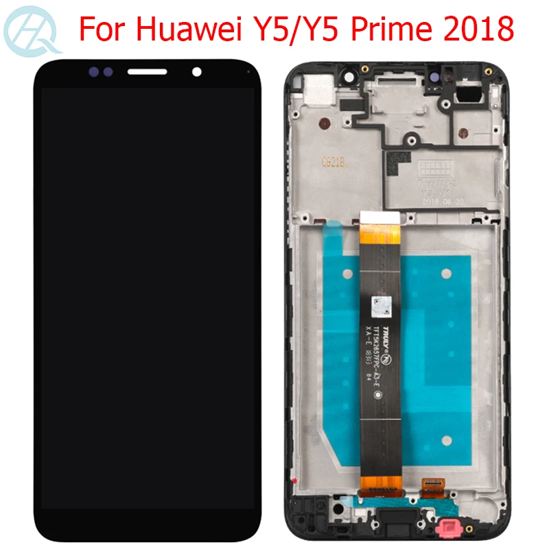 New Y5 Pro 2018 LCD For Huawei Y5 2018 Display With Frame Touch Screen 5.45\