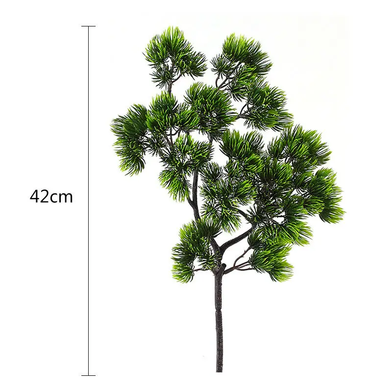 NEW Artificial Plant Pine Fake Plants Home Wedding Decoration Plastics  Artificial DIY Flowers Fake Green Pot Plants Ornaments