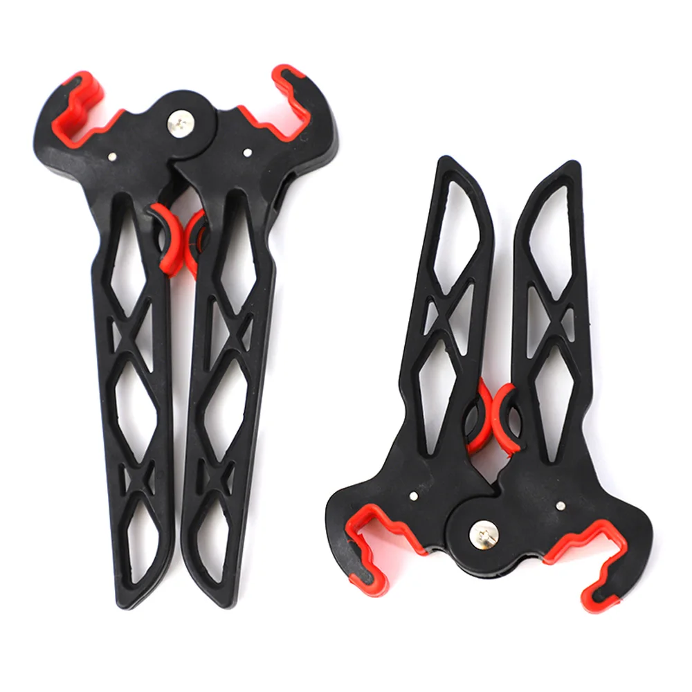 2 sizes of Compound Bow Stand Holder Archery Recurve Bow Bracket Legs Targets Hunting Arrow Kicks stand Holder