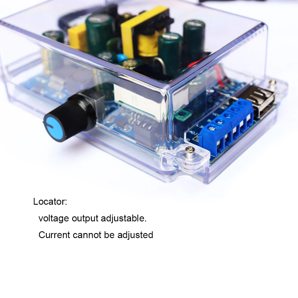 Adjustable power supply AC100-265V turn 1.2-23V adjustable out put 12V/2A 24V/1A 24W LED digital tube display NO NEED welding