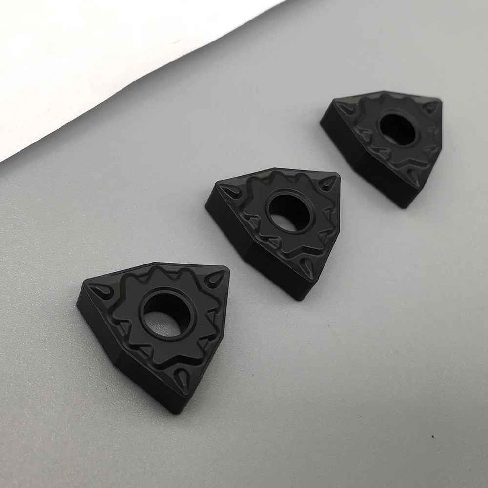 10 pçs wnmg080408 hq ca4125 ferramentas de torneamento externo carboneto inserção ferramenta bits torno ferramenta cortador usinagem peças aço