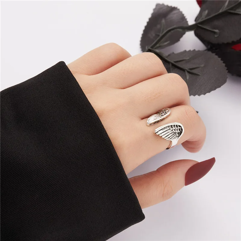 Vintage Chic Katzen-Tier-Knöchelringe für Frauen, Charmante Gothic Punk Frosch-, Hasen-, Oktopus-Offene Fingerringe, Modeschmuck – Detail 10