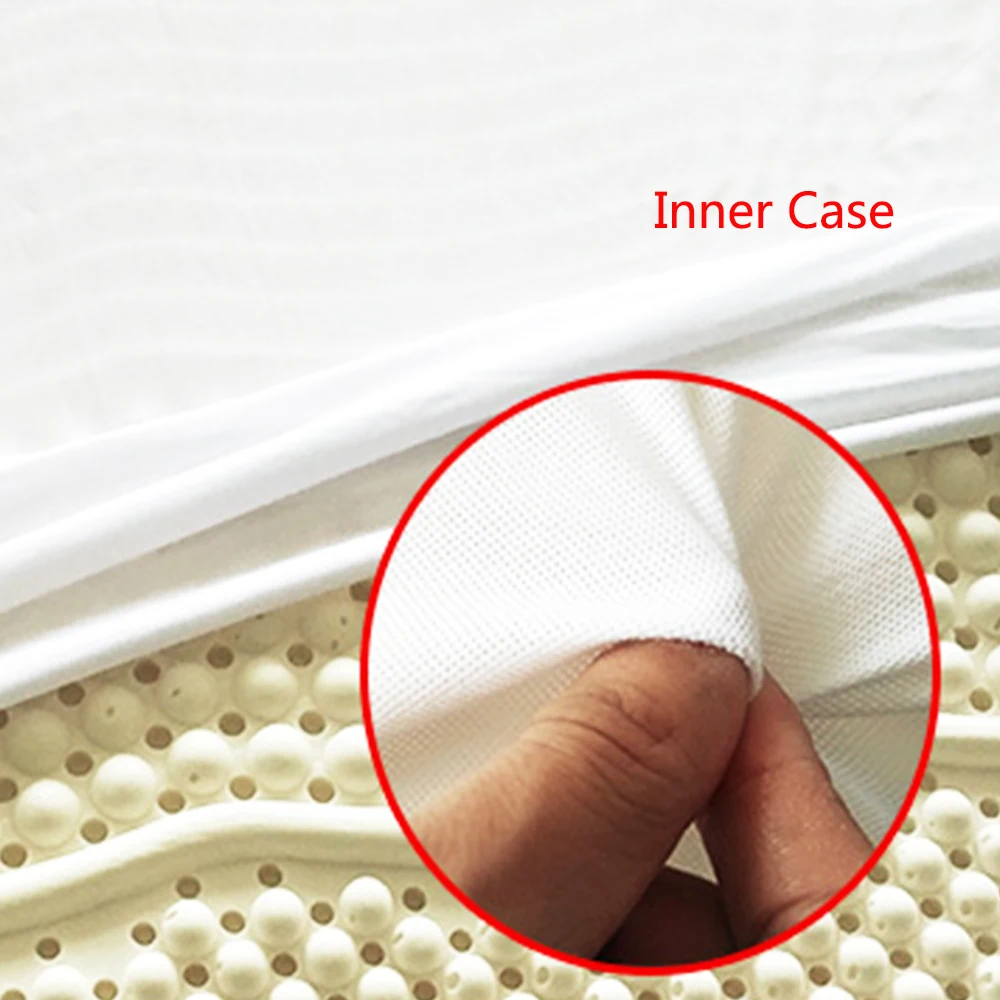 Vescovo Body Comfortable Latex Mattress 5CM Thickness Cervical Vertebra Neck Protector Single Double Twin Queen Size