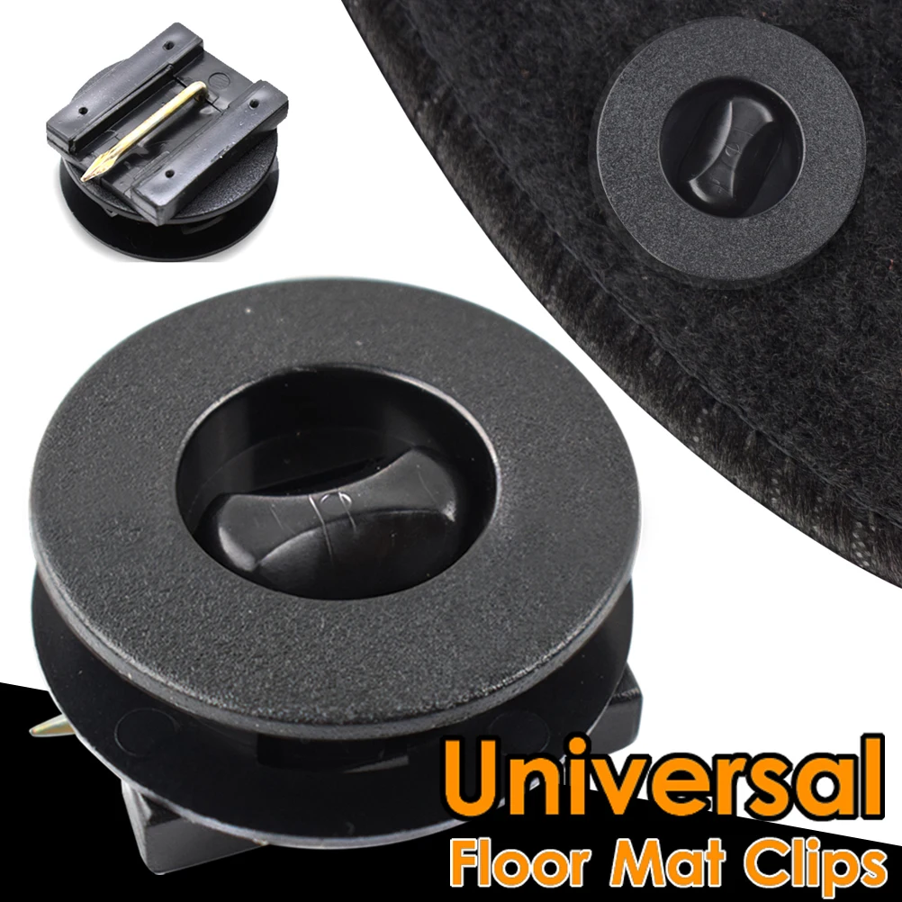 Car Fastener Universal Floor Mat Clips Carpet Fixing Clamps Buckles For VW Jetta Golf 4 MK4 Bora Passat B5 Beetle Polo 6R 9N 9N3