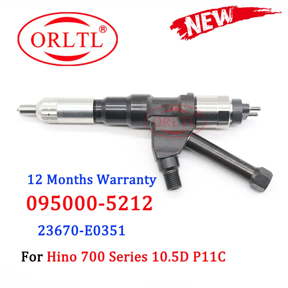 

ORLTL 5212 common rail diesel fuel injector 095000-5212 23670-E0351 auto engine parts injection 0950005212