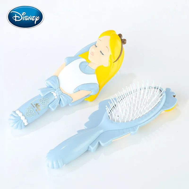 Disney Princess 3D Comb Anti-Static Air Cushion Hair Care Brushes Baby Girls Dress Up Makeups Toy Gifts