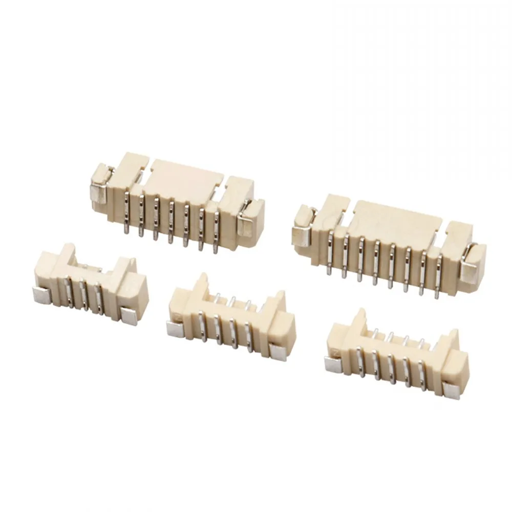 

1000pcs MICRO JST 1.25-2/3/4/5/6/7/8/9/10/12 pin SMD connector 1.25MM PITCH Horizontal Vertical pin Housing 2p/3p/4p/5p/6/7/8P