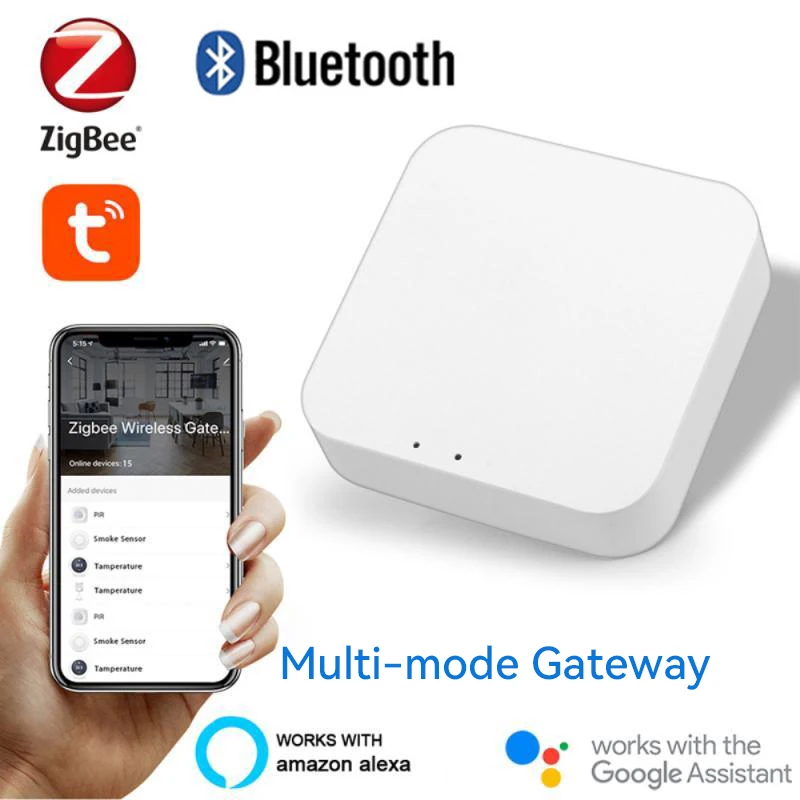 Tuya Smart Gateway ZigBee WIFI Bluetooth Smart Home Bridge Smart Life APP telecomando Wireless funziona con Alexa Google Home