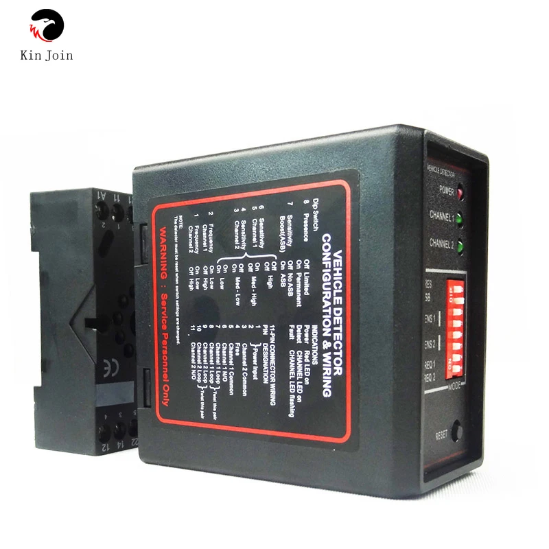 PD-232 Double Channel Induction Vehicle Loop Detector Obstacle Barrier Sense Radar Sensor for Car Parking Gate Barrier Opener
