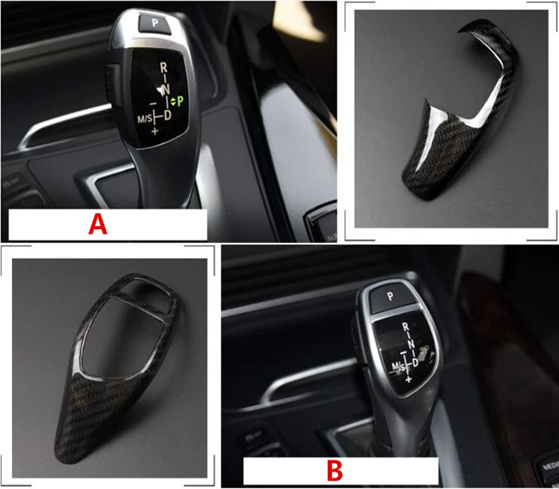 ألياف الكربون وحدة التحكم المركزية والعتاد التحول زخارف اللوحات غطاء الكسوة لسيارات BMW X3 F25 X4 F26 13-17 LHD تصفيف السيارة الداخلية