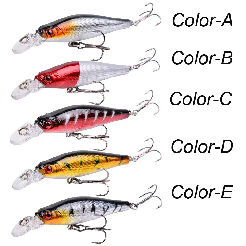 YUCONG 1PCS Sinking Minnow Bait 8cm-8.3g Long Casting Fishing Lure Hard Professional Wobblers Trolling leurre Noisy cebo duro