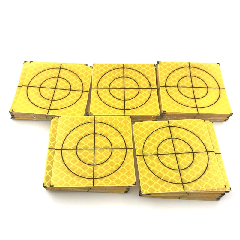 Promotion 100pcs 40*40mm All Colors Reflector Sheet For Total Station Surveying Geography Sheet Reflective Sticker