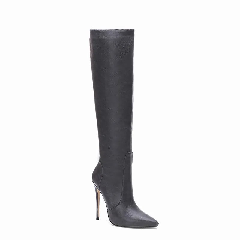 MORAZORA 2022 new arrival over the knee boots women pointed toe autumn winter boots slim high heels party wedding shoes woman