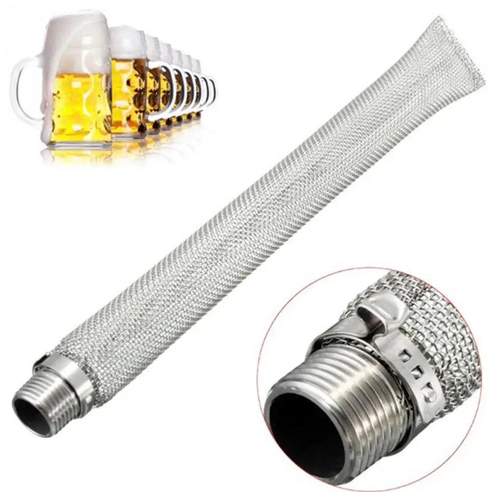 6/12inch Stainless Steel Beer Filter Brewing Kettle Bazooka Screen  Multifunction Mesh Strainer Wine Thread Tun Home Tools