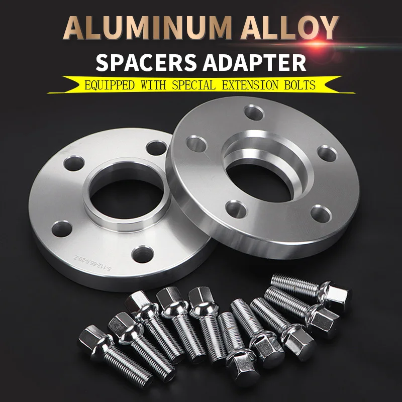 

2Pieces 12/15/20mm PCD 5x112 CB 66.5 Alloy Aluminum Wheel spacers suit for Car Benz W169 W176 W245 W246 W204 W205 C204 M14x1.5