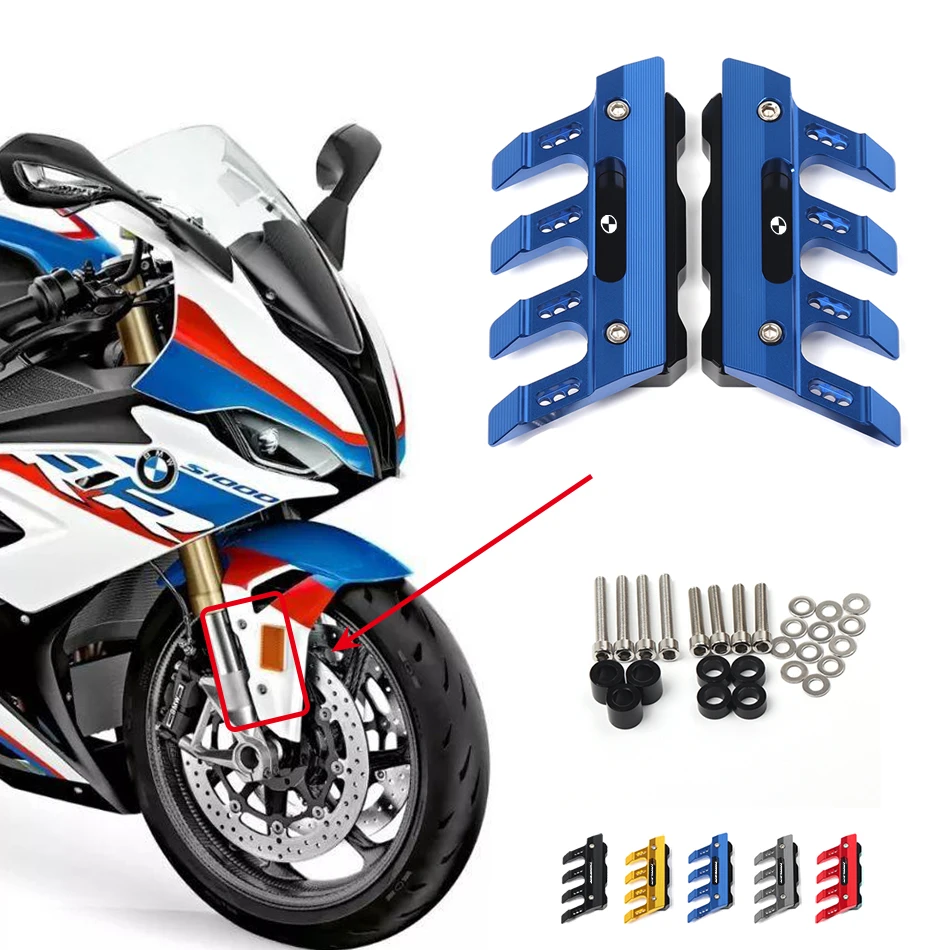 

For BMW S1000R S1000RR S1000XR F900XR HP4 G310GS F800GT F800R R nineT Motorcycle Accessories Mudguard Side Front Fender Slider