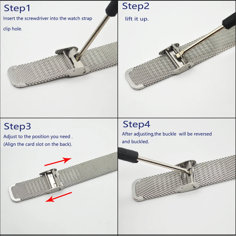 For Xiaomi band Mi band bracelet 3/4/5/6/7 metal band strap stainless steel three-beads band strap bracelet buckle
