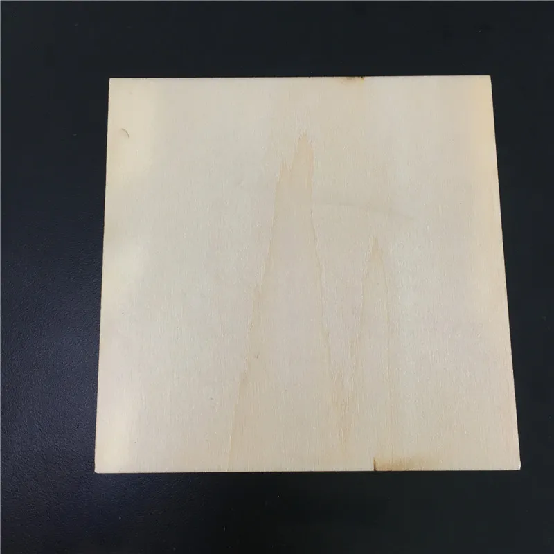 1pc J365 100*100mm Basswood Laminated Board Artificial Wood Board Model Material DIY Using High Quality Drop Shipping