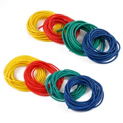 New 3m/6m/10m Solid Core Pole Elastic Diameter 1.8-3.2mm Fishing Lines 4 Colours Latex Tube Retention Rope Fishing Tackles