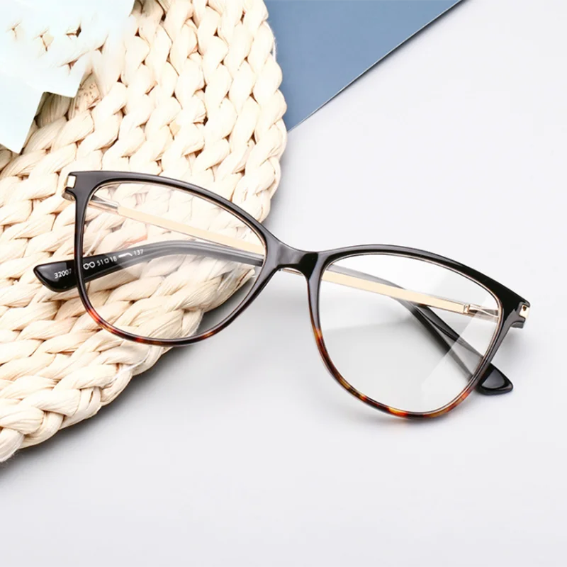 Nieuwe Sexy Cat Eye Bijziendheid Bril Vrouwen Transparante Eyewear Merk Designer Vintage Clear Lenzenvloeistof Optische Frame Graduation Bril