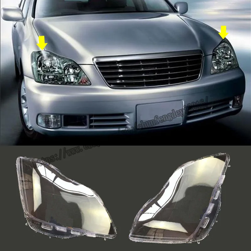 

Подходит для Toyota Crown 2005-2009, крышка объектива фар, правая и левая, 2 шт., аксессуары для модификации автомобиля