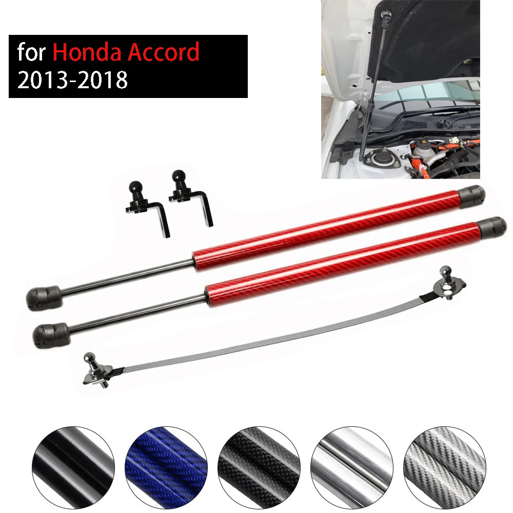 

for Honda Accord 9TH 2013-2018 Front Bonnet Hood Modify Gas Struts Lift Support Shock Damper Accessories Absorber